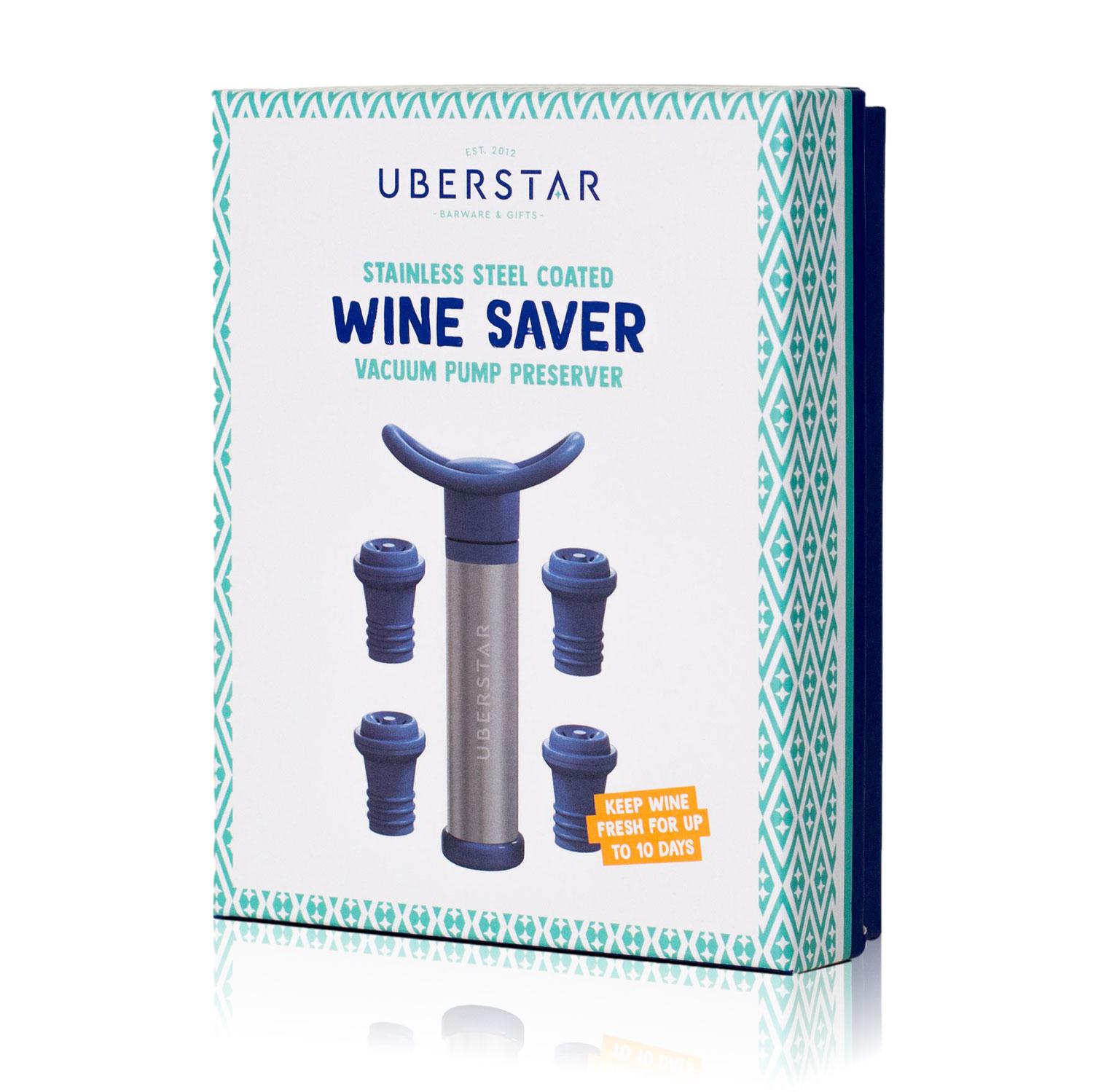 UBERSTAR Wine Saver - Blue