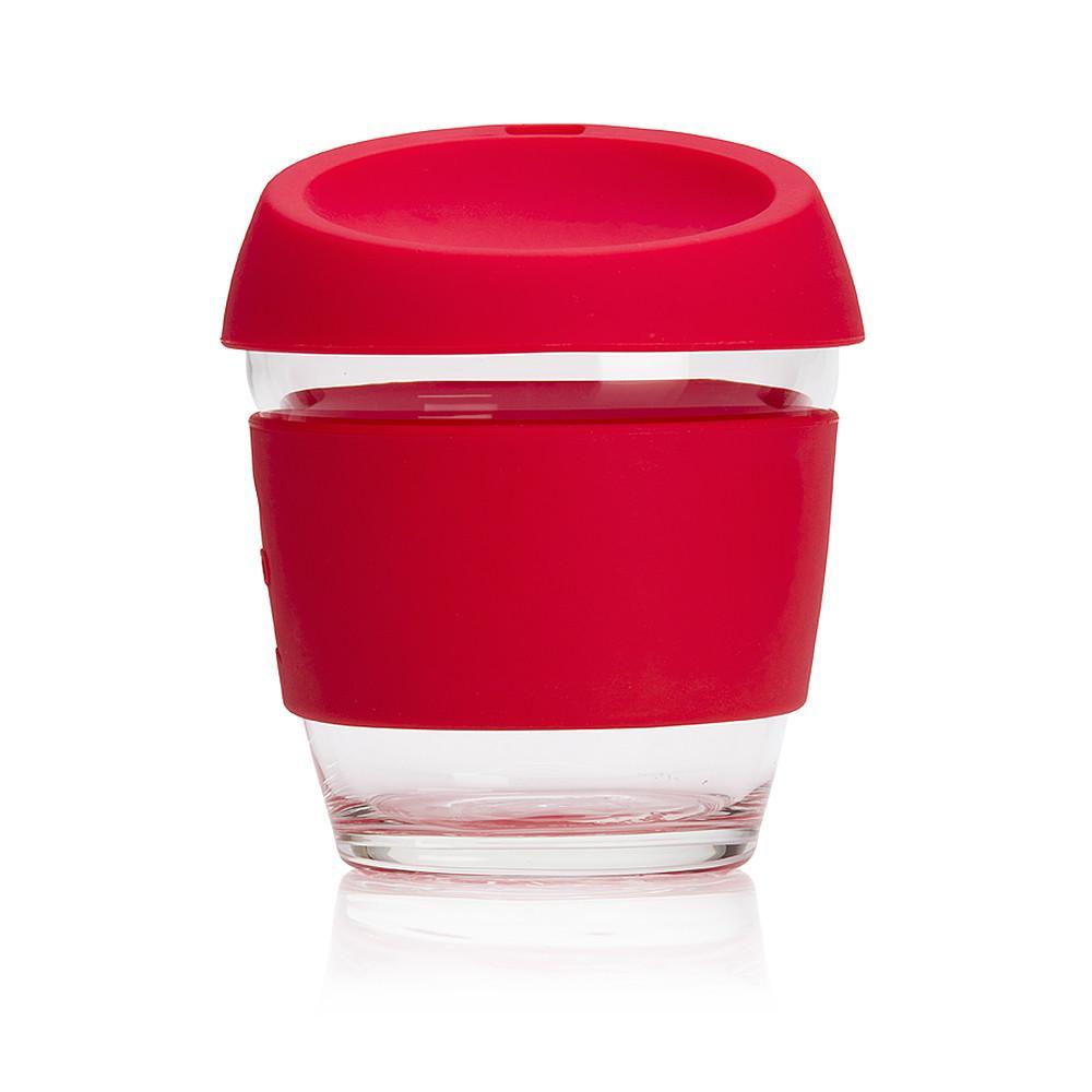 JOCO Cup 8oz Red Portable Coffee Cup