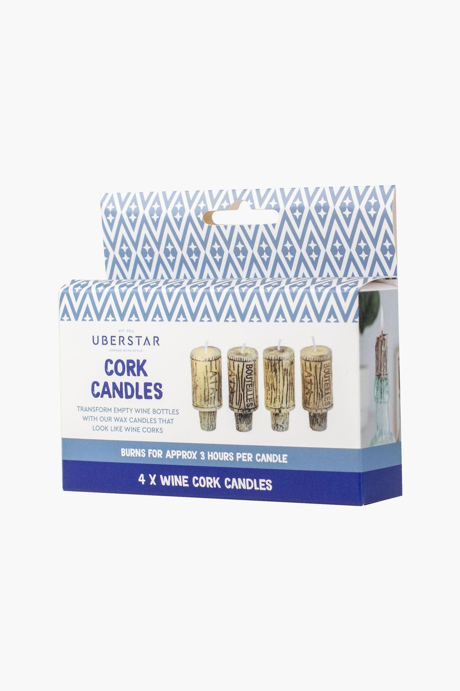 UBERSTAR Wine Candles (set of 4)