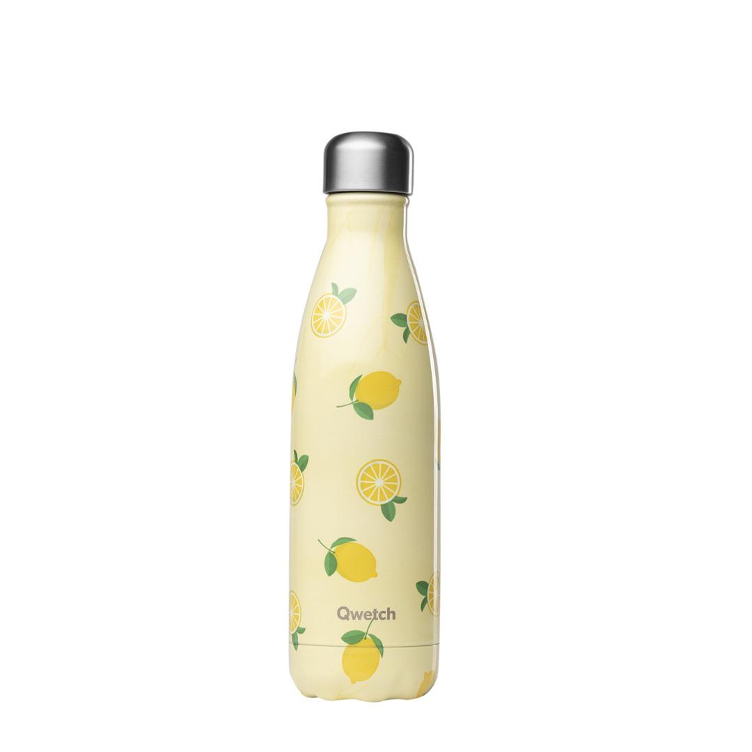 Can you put lemon in a stainless steel water bottle Insulated Stainless Steel Bottle Lemon 500ml The Plastic Free Shop