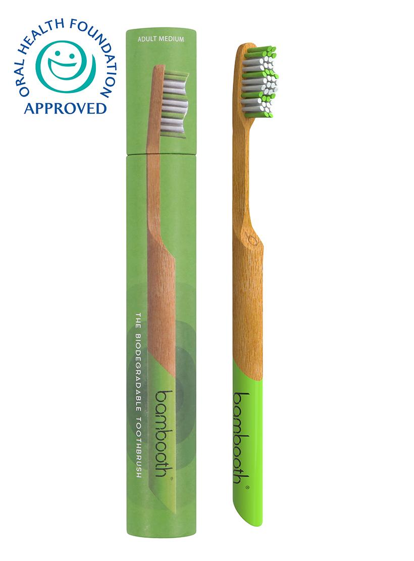 Bambooth® - Forest Green - Soft Bristles with box