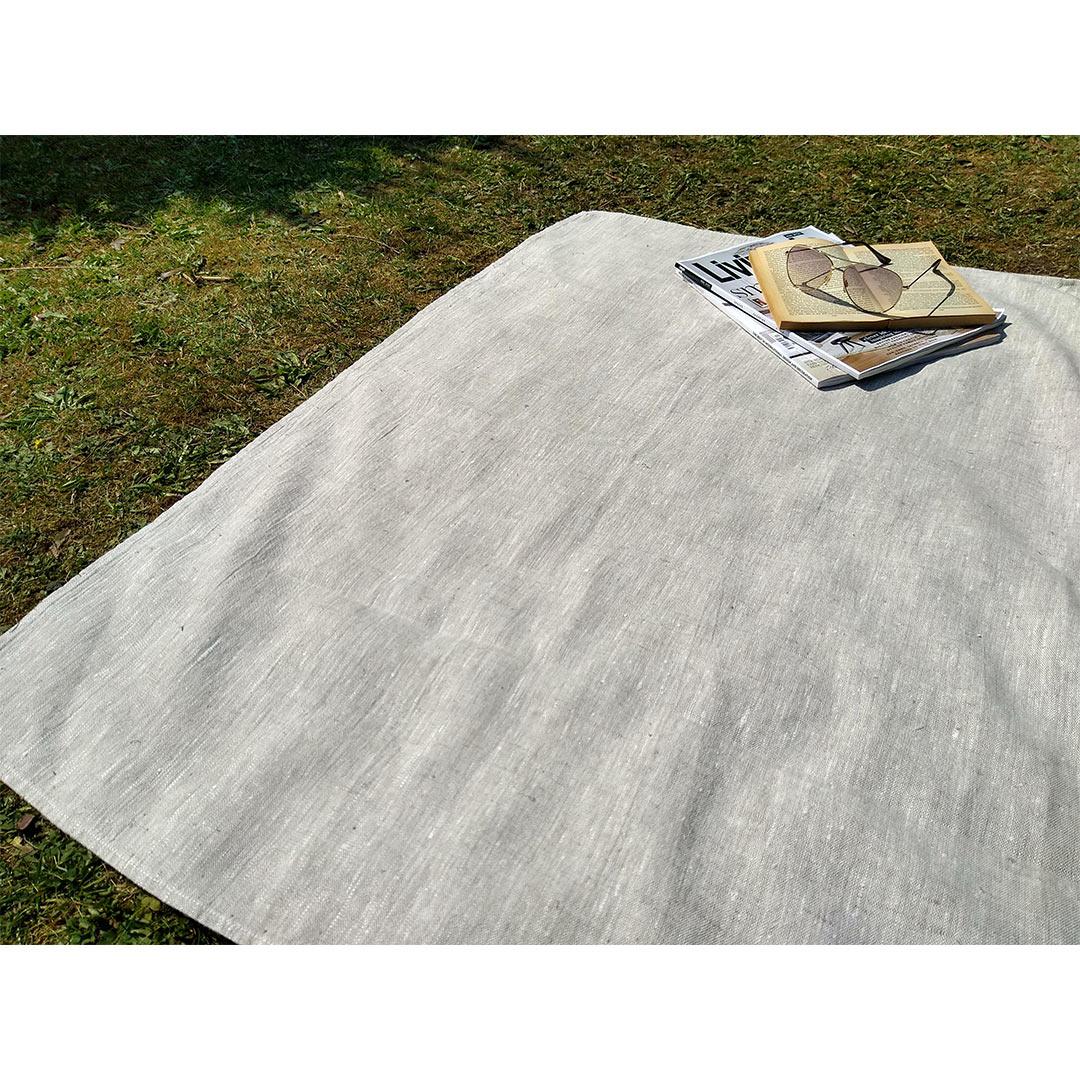 100% Linen Beach/Bath Towel - Francesca Birch on grass