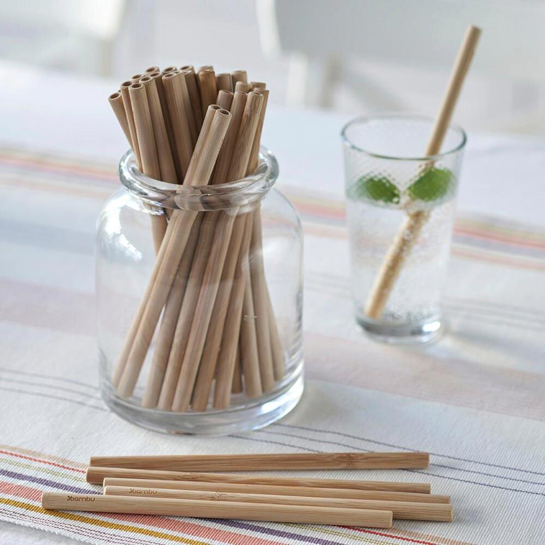 Precision Organic Bamboo Straw - lifestyle