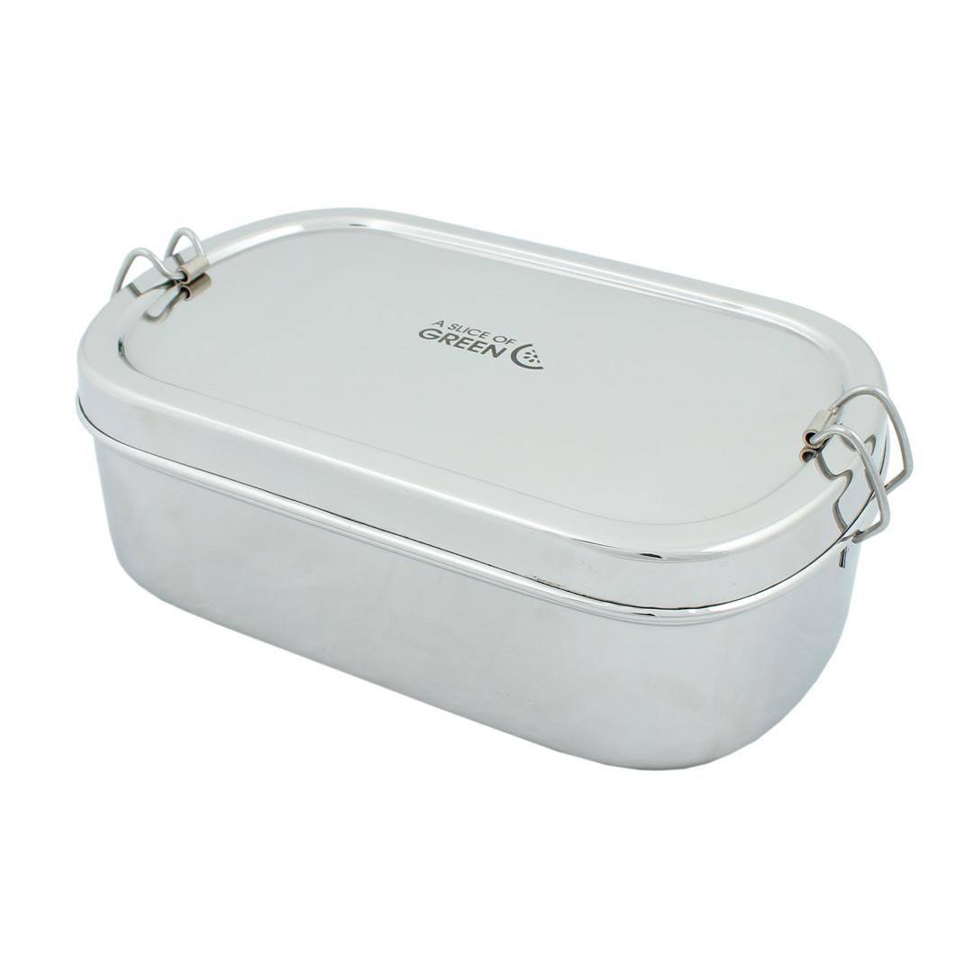 Extra Large Oval Stainless Steel Lunchbox (Surat)
