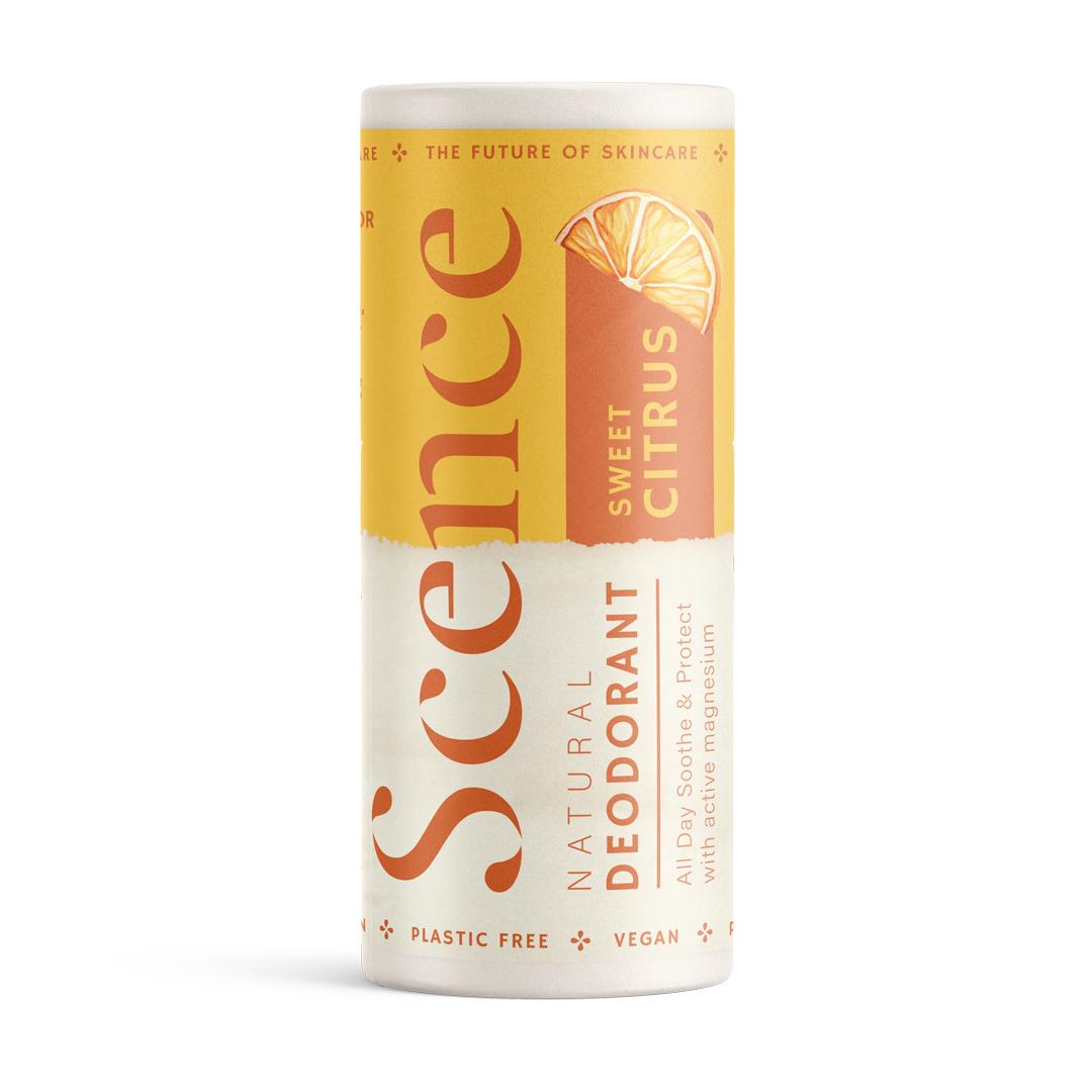 Scence Natural Deodorant Balm - Sweet Citrus - 70g