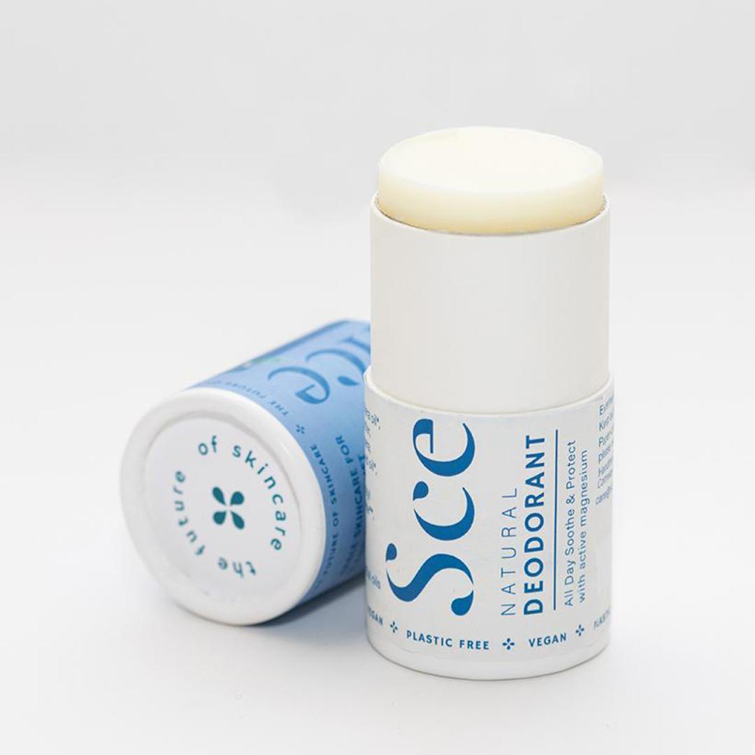 Scence Natural Deodorant Balm - Open Tube