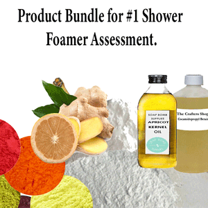 Product bundle shower foamer
