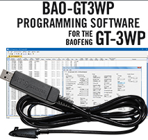 Bao-3wp programming software and usb-73 cable for the baofeng gt-3wp