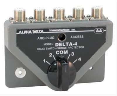Alpha delta 4b 4-way position so-239 switch