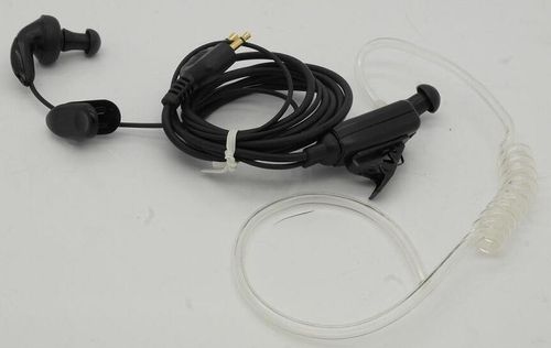 Earpiece with lapel microphone for icom and yaesu standard wiring