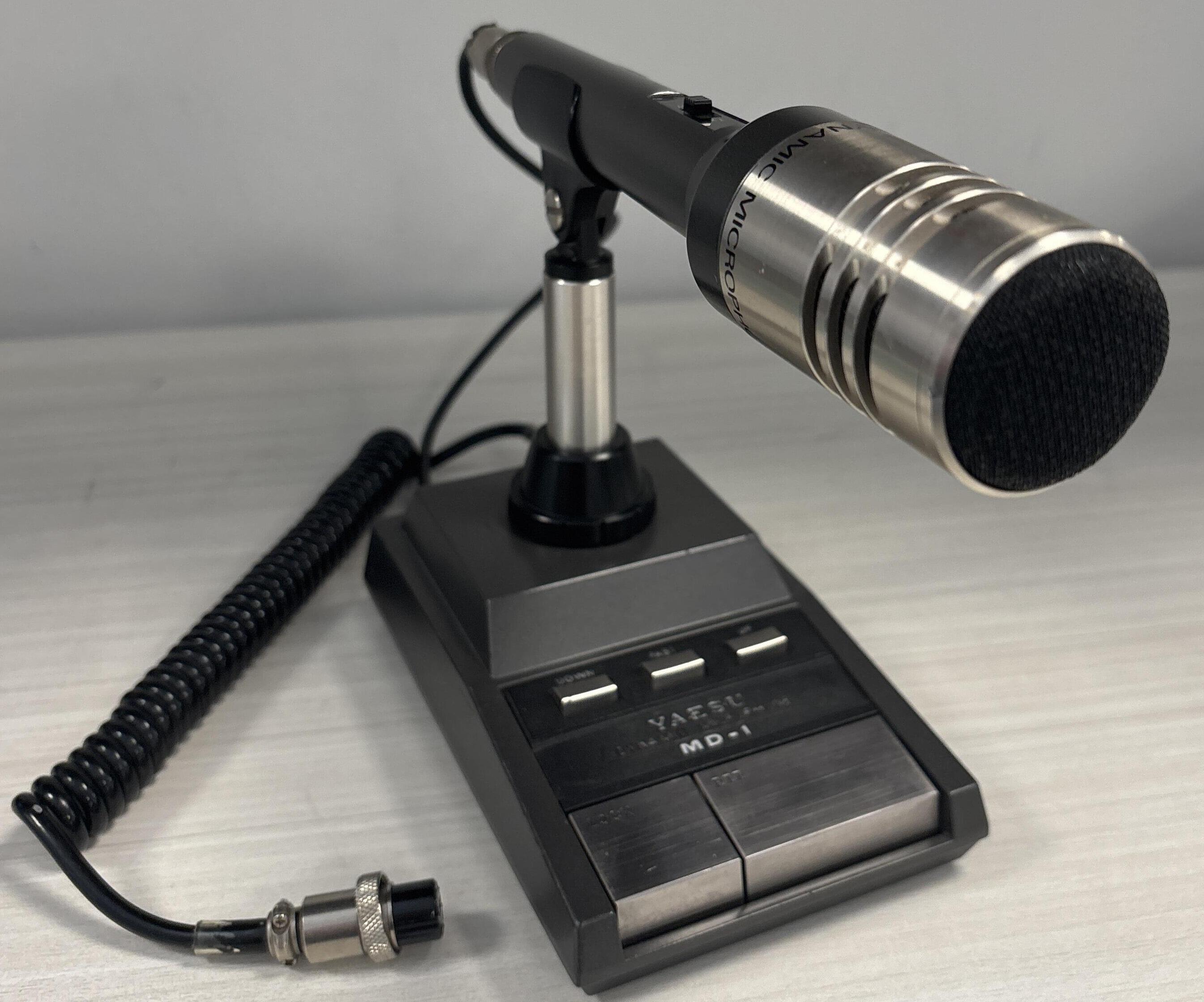 YAESU MD-1C8 ダイナミックマイク Yaesu MD-1 C8 Vintage Ham Radio 8-Pin Desk Microphone
