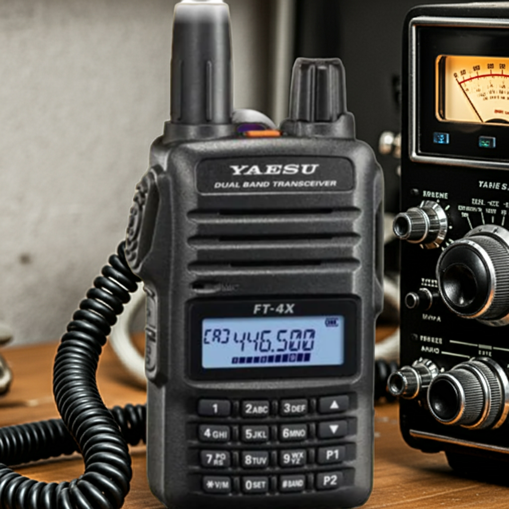 Yaesu FT-4XE Dual Band Handheld Transceiver | 5W VHF/UHF Radio