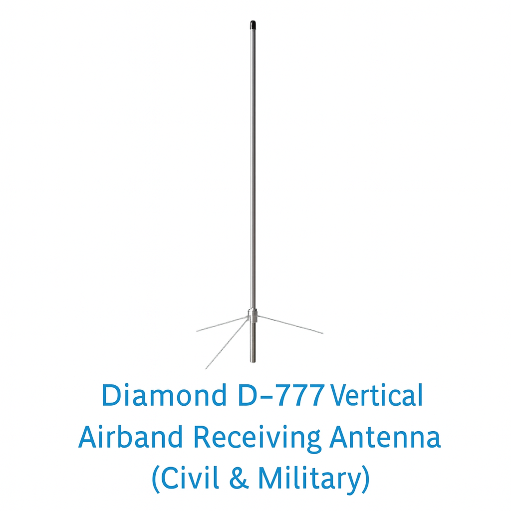 Diamond D-777 Vertical Airband Antenna Civil & Military