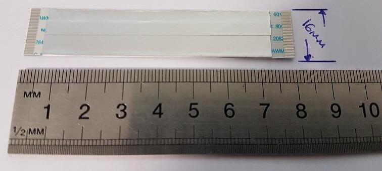 Flat flexible cable FFC‑1015 P0.5N30L80 – genuine Icom interconnect for IC‑7100 transceiver