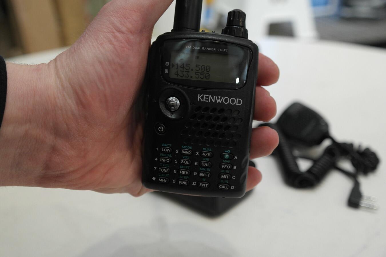 Second Hand Kenwood TH-F7E Dual Band Handheld | Radioworld UK