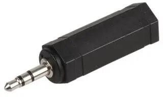 Pro Signal PS11491 6.35 mm to 3.5 mm jack adaptor front view