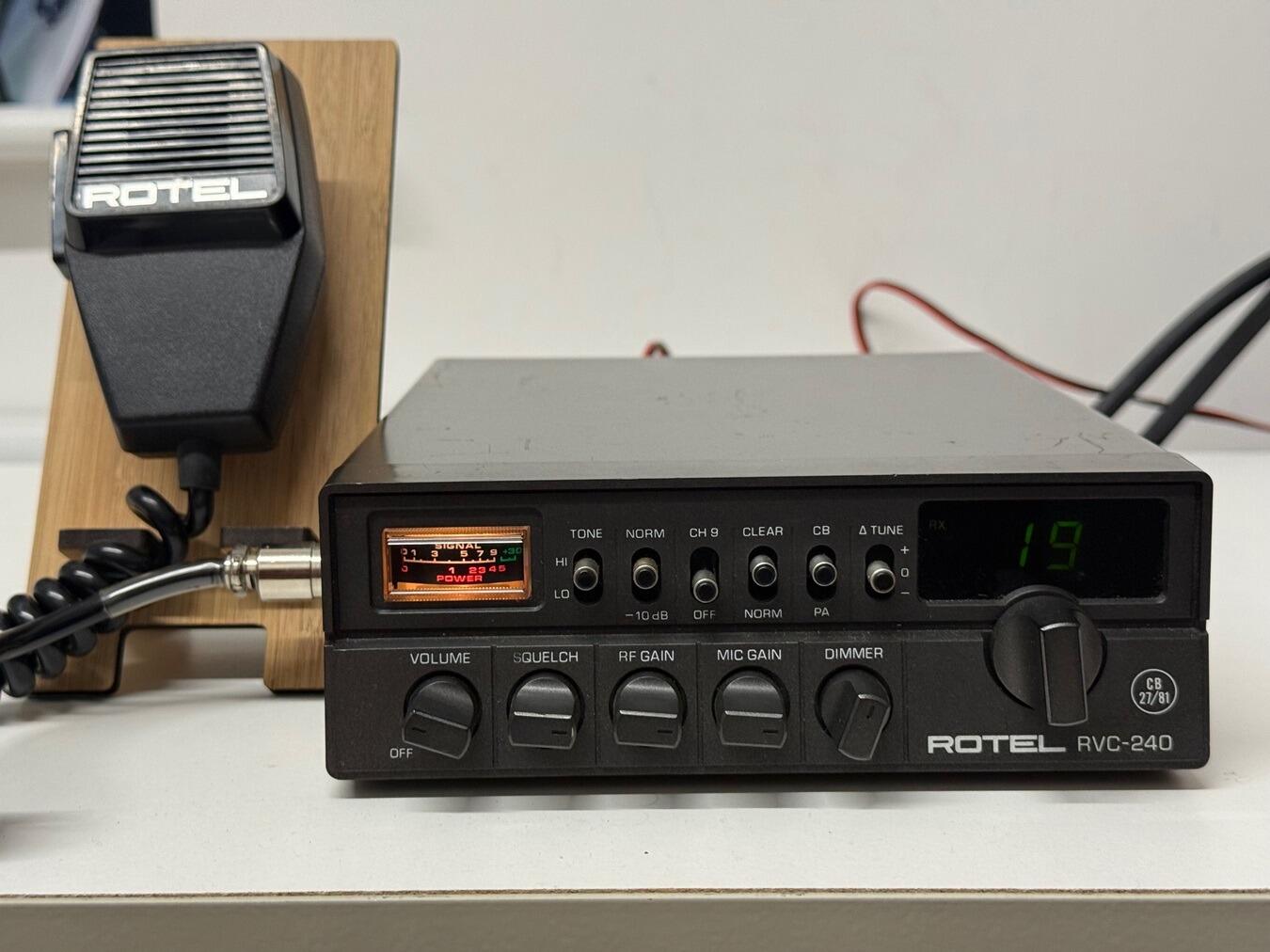 Second‑Hand Rotel RVC‑240 40‑Channel CB Transceiver | Radioworld