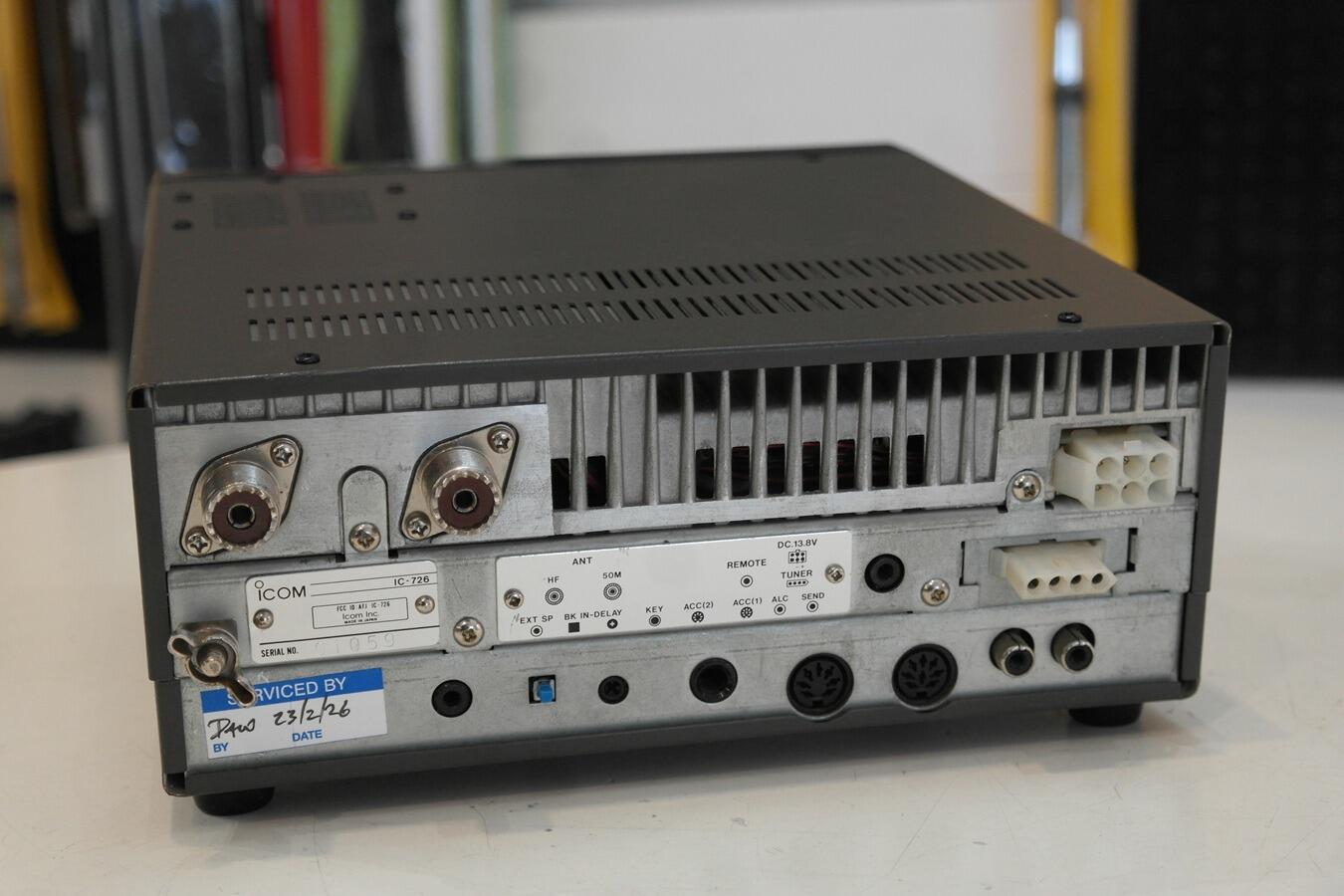 Second Hand Icom IC-726 HF Transceiver with 50MHz - RW UK