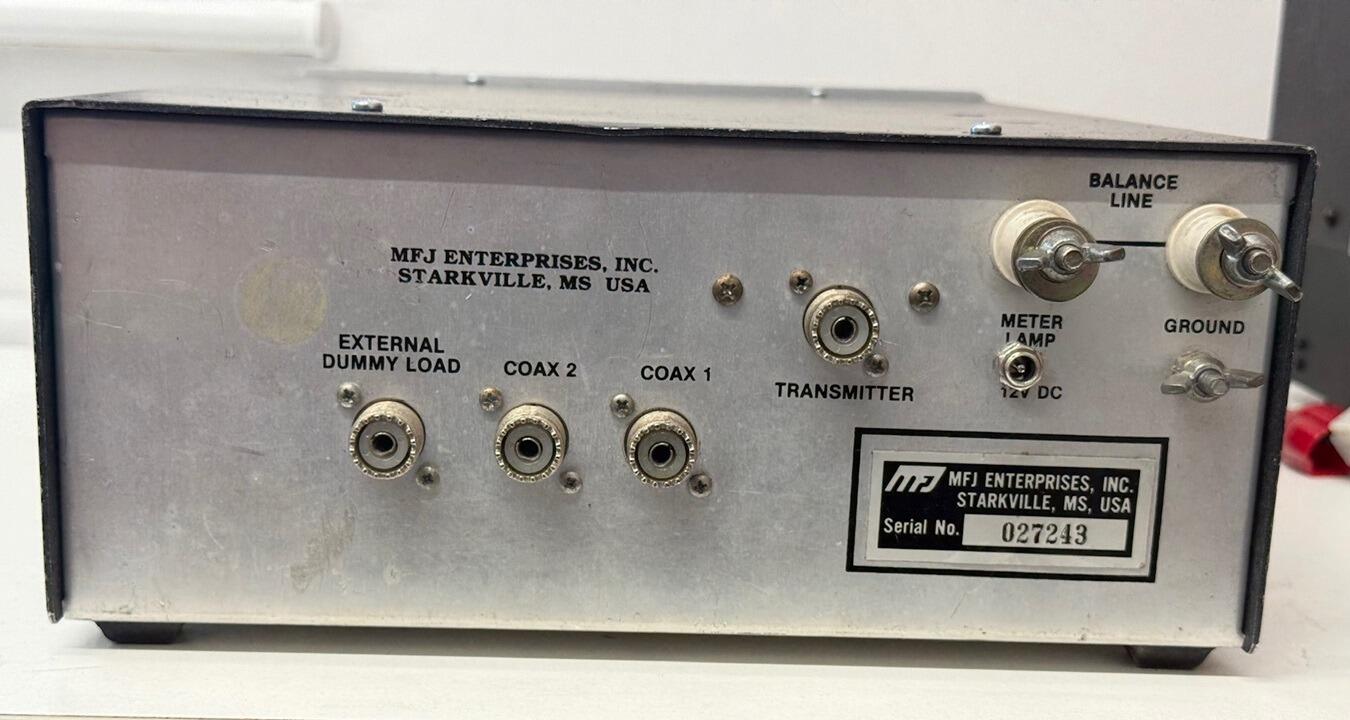 RESCUE RIGS – Second Hand MFJ‑986 3 kW Manual HF Antenna Tuner