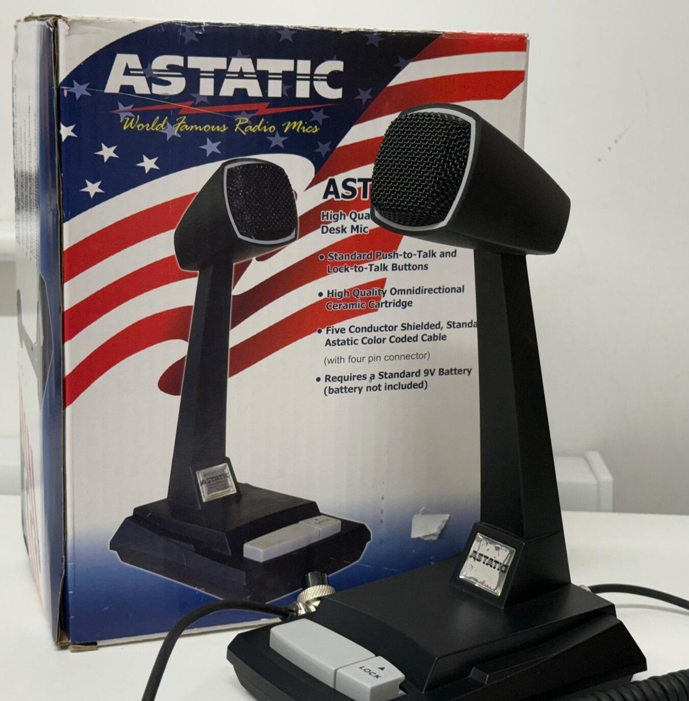 Second Hand Astatic 878DM Desk Microphone 4‑Pin for CRT‑6900 ...