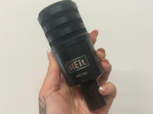 second hand heil pr‑781 black microphone