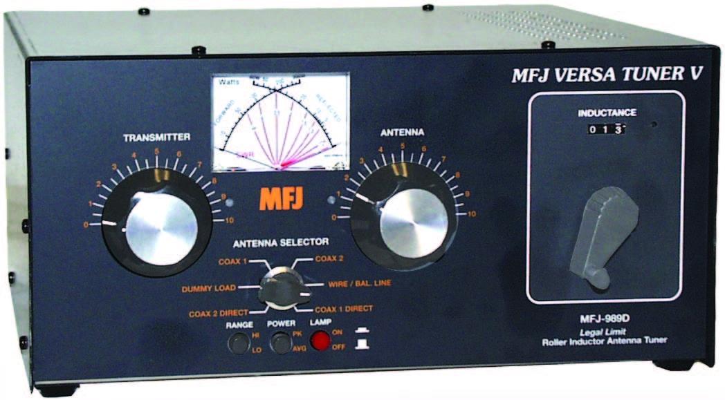 MFJ-989D 1500W antenna tuner.