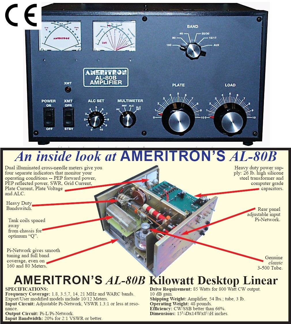 Ameritron AL-80BXCE 1kW HF Linear Amplifier