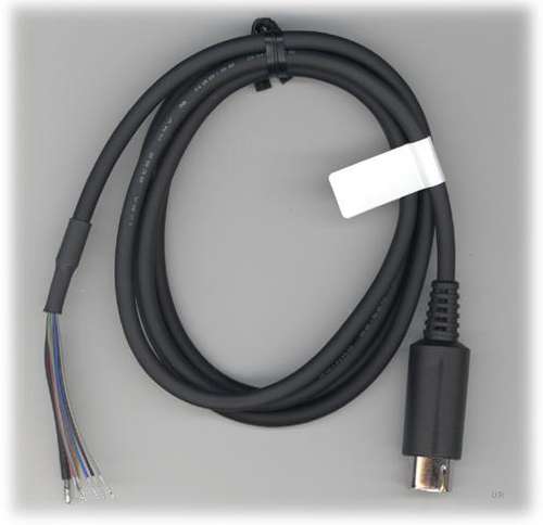 Yaesu CT-167 data cable - MDIN10PIN to bare wire.