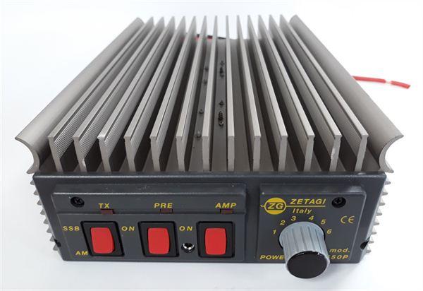 Zetagi b550p power amplifier 300w am,fm, 600w ssb max + preamp