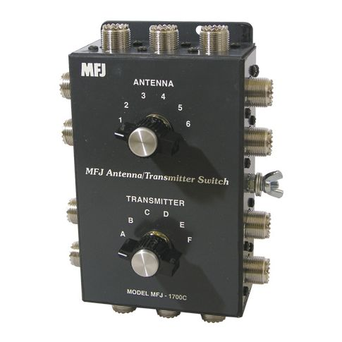 MFJ-1700C 6-way Coax Switch (SO-239)
