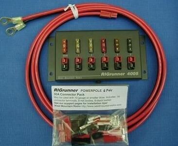 West Mountain Radio Rigrunner 4010s+ Power Distribution Board 40 Amp 12 