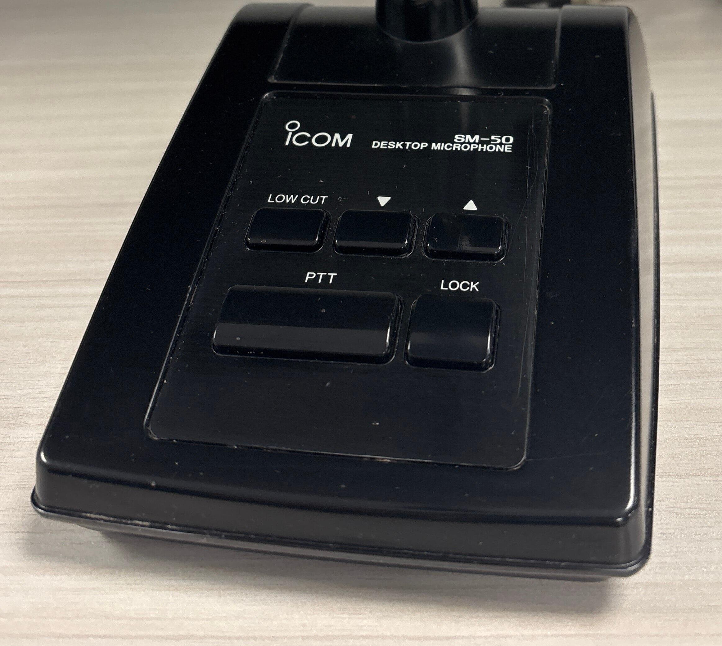 ICOM SM-50 デスクトップマイクロフォン ICOM, IC-SM50, Microphones Stand-Boom, ICSM50