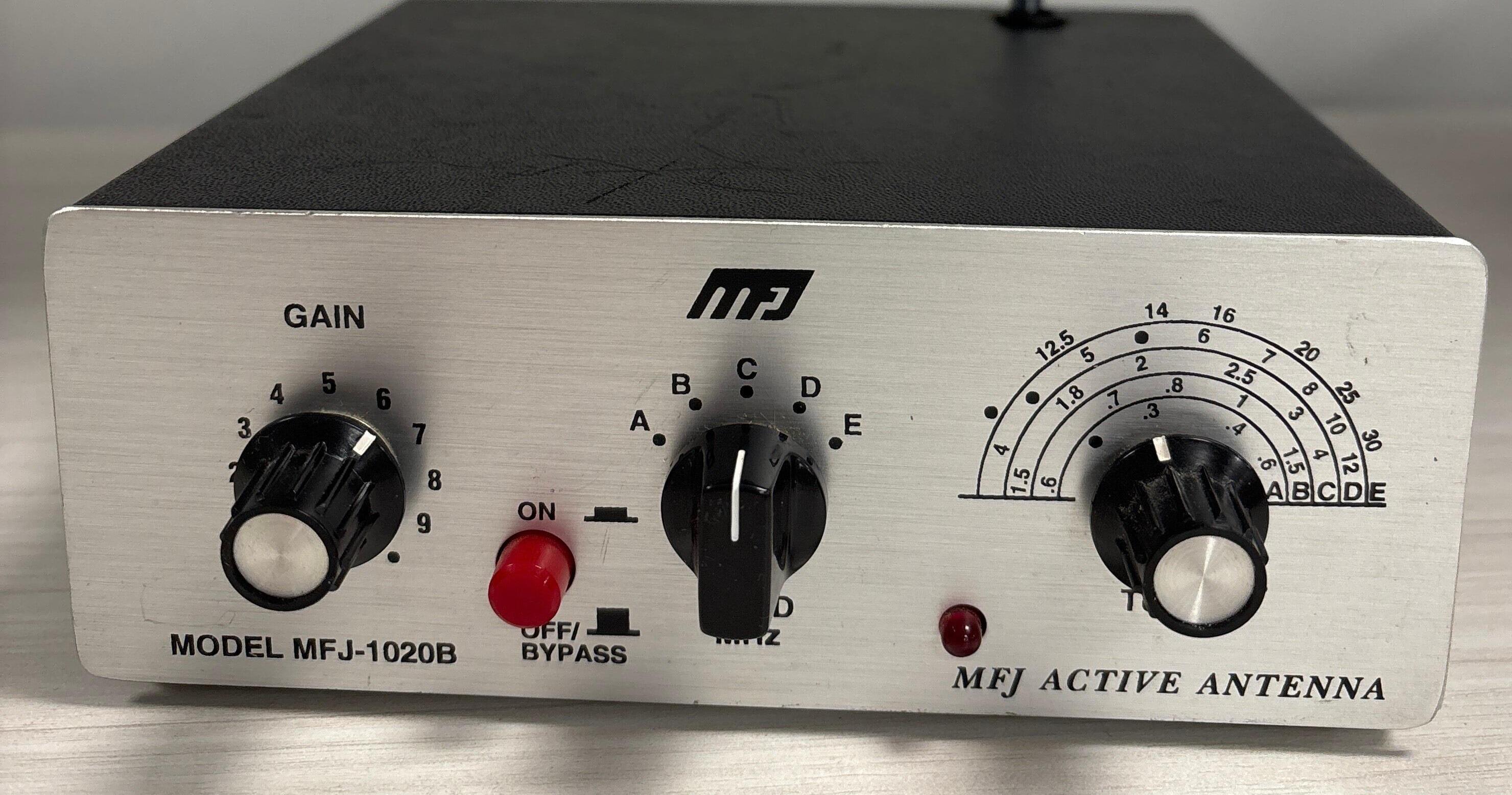 みるき Antenna Active MFJ-1020B Second MFJ-1020C, coverage across five