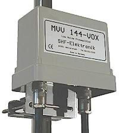Mvv 144-vox 2 meter shf mast preamplifier.