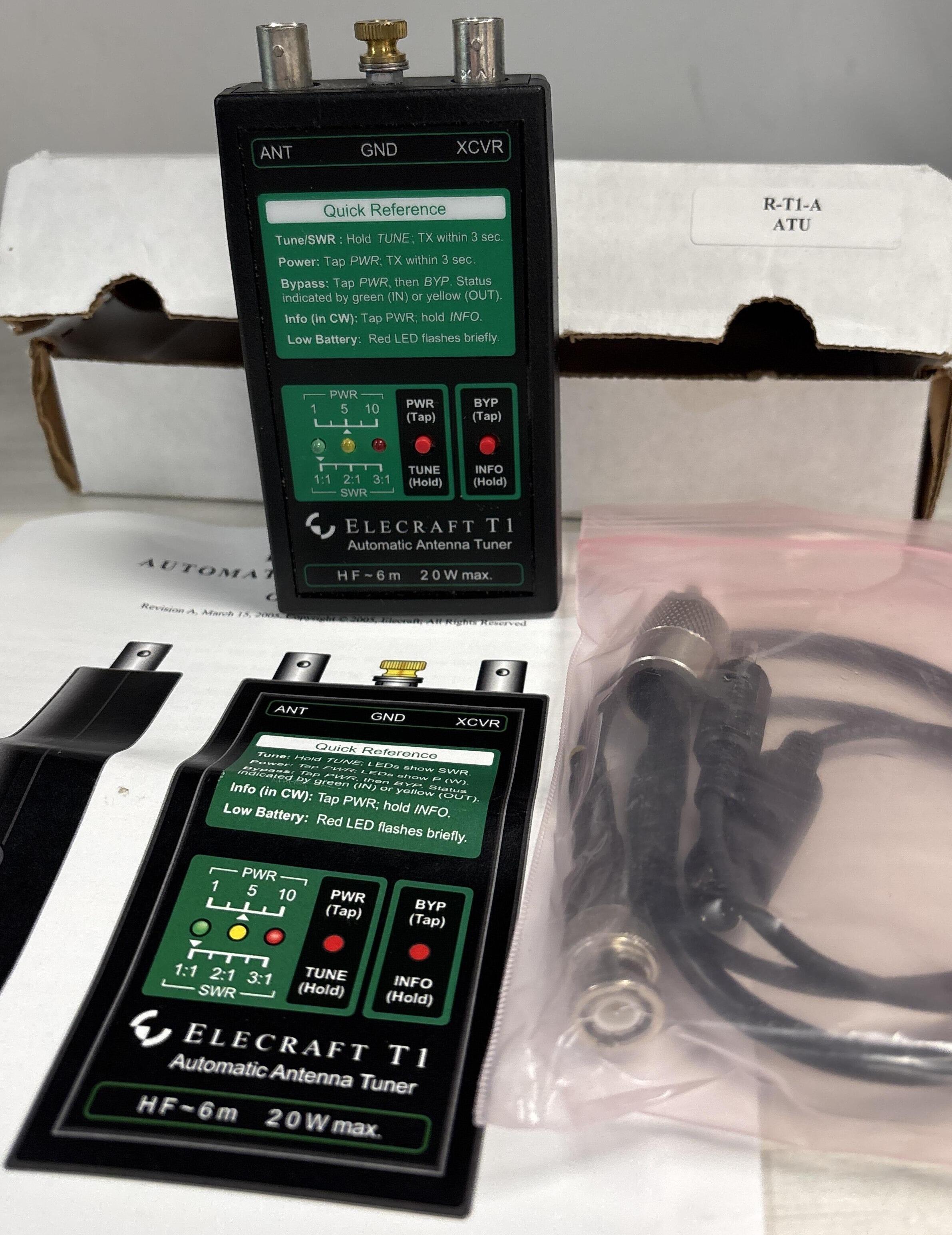 Second Hand Elecraft T1 QRP Antenna Auto Tuner - Radioworld UK