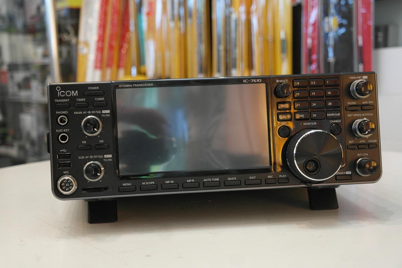 Used Icom IC-7610 HF SDR Transceiver – Dual RX | Radioworld UK