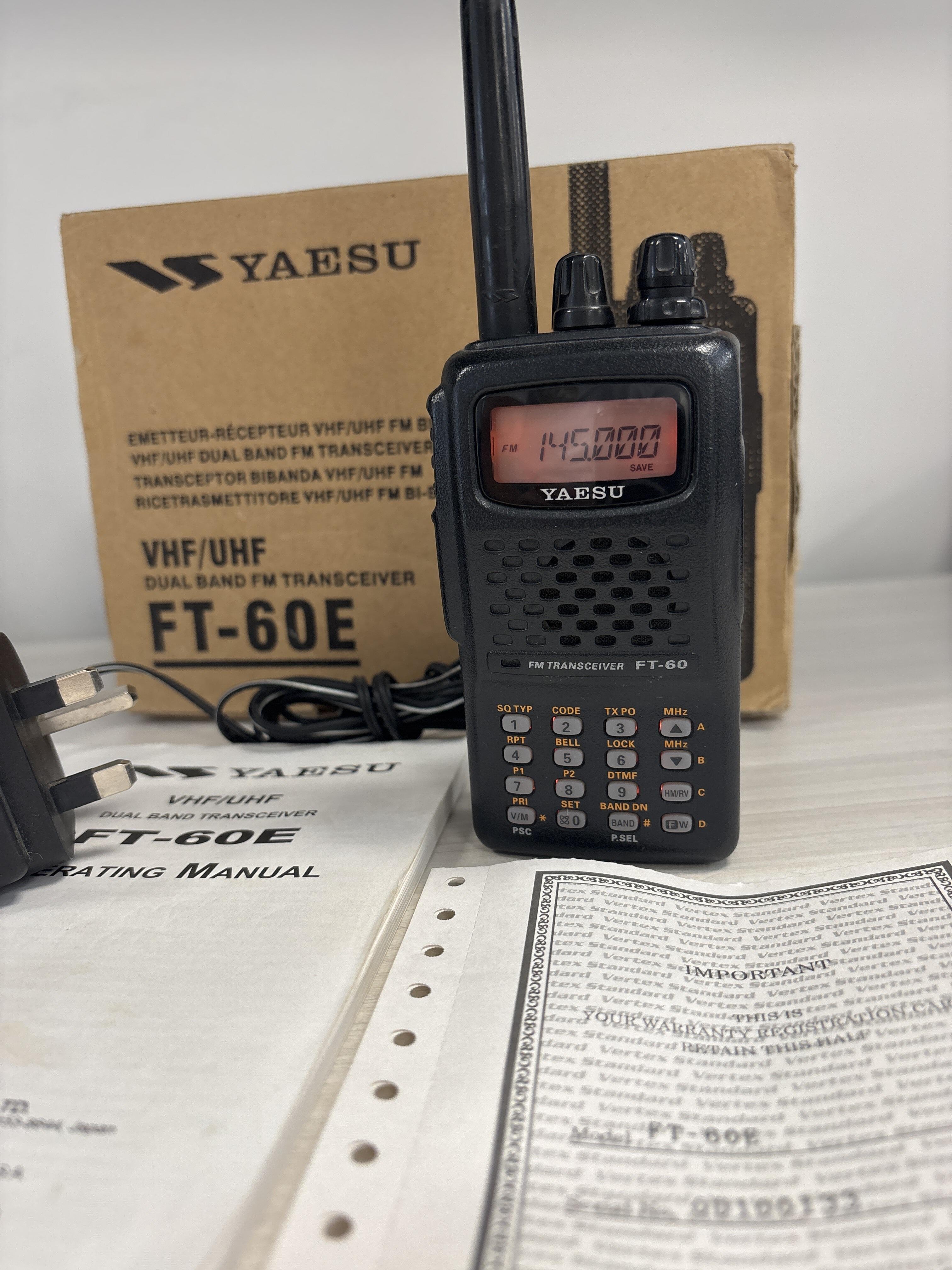 Second Hand Yaesu FT-60 Dual Band FM Handheld Transceiver