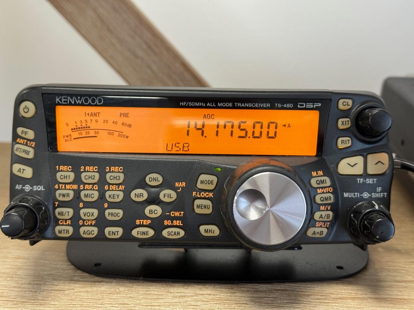 Second Hand Kenwood TS-480SAT HF Transceiver with Built-in ATU