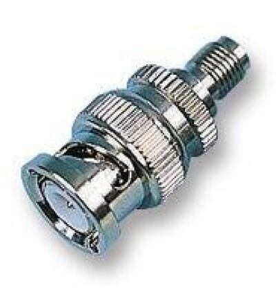 Female SMA to BNC male adapter, Ideal for use with budget chinese handheld transceivers