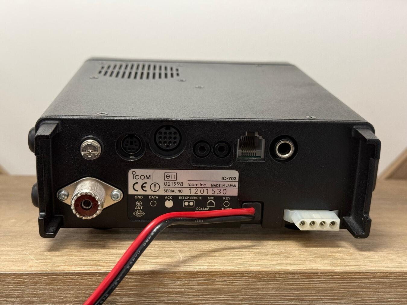 Second Hand Icom IC-703 Plus HF/50MHz All-Mode QRP Transceiver