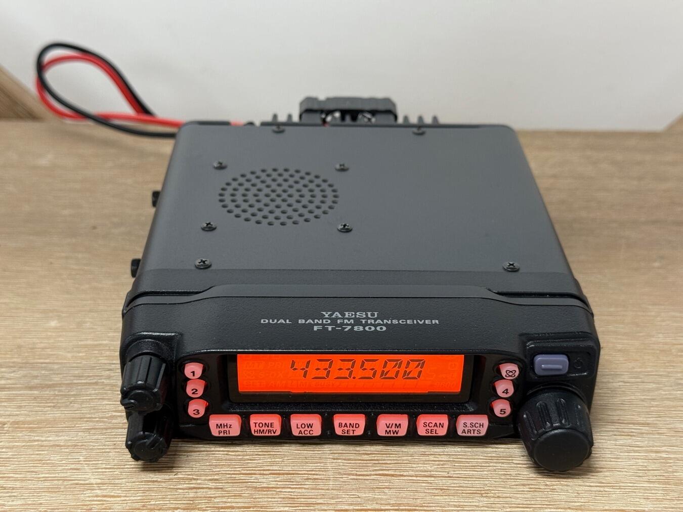 中古美品 YAESU FT-7800 144/430MHz 20W 中古品 YAESU FT-7800 144⁄