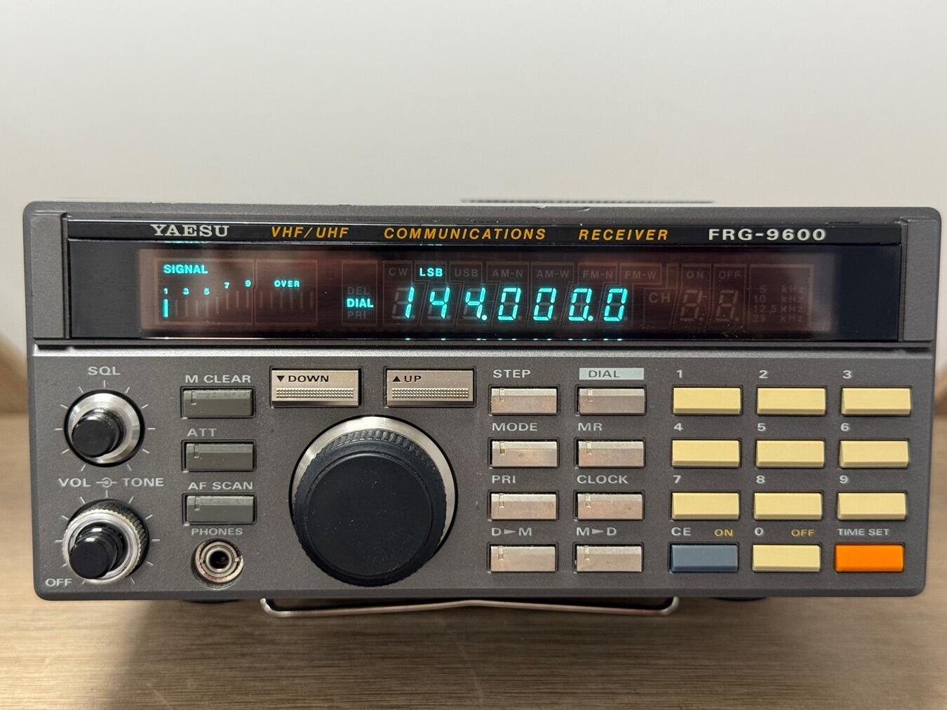 Second Hand Yaesu FRG-9600 VHF/UHF Receiver – Wideband Scanner | UK