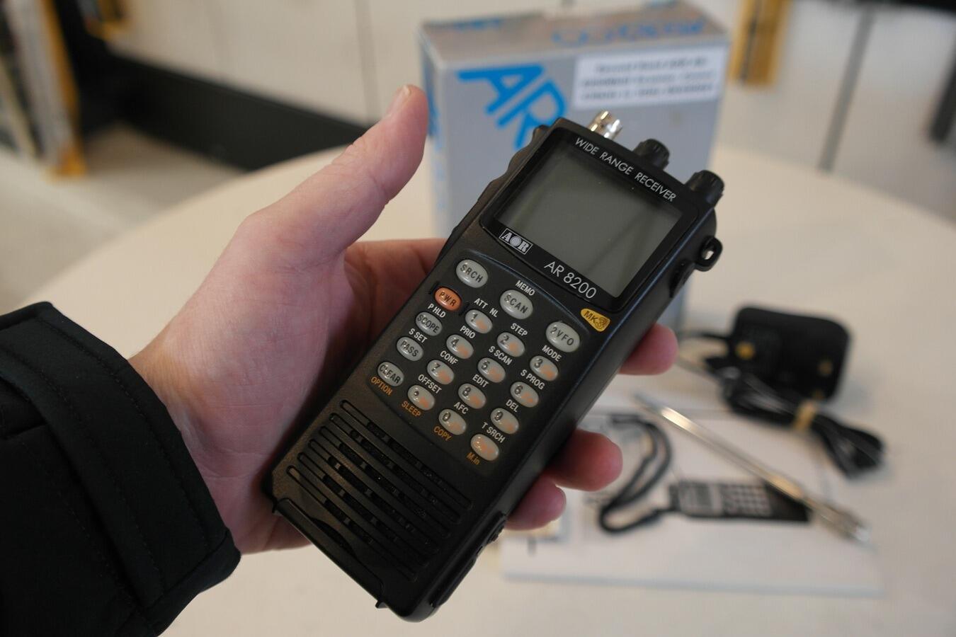 Second Hand AOR AR-8200MKIII Wideband Receiver – 530kHz–3GHz