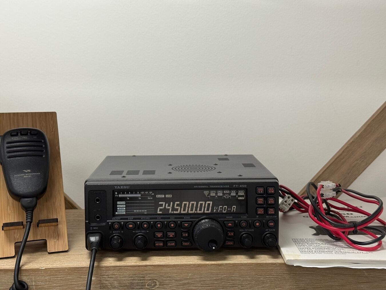 Second Hand Yaesu FT-450AT HF Transceiver | Radioworld UK