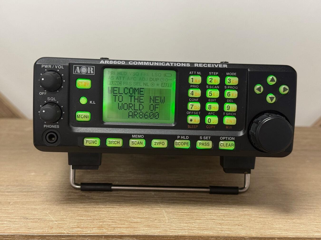 Second-Hand AOR AR-8600 Wideband Receiver 