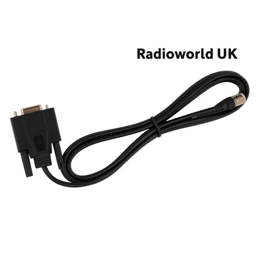 Uniden UBC3500 cable, USC230 scanner cable, RS232 programming cable, Uniden serial cable, scanner data cable, Uniden accessories, USC230 RS232 cable, UBC3500 programming lead, Radioworld UK