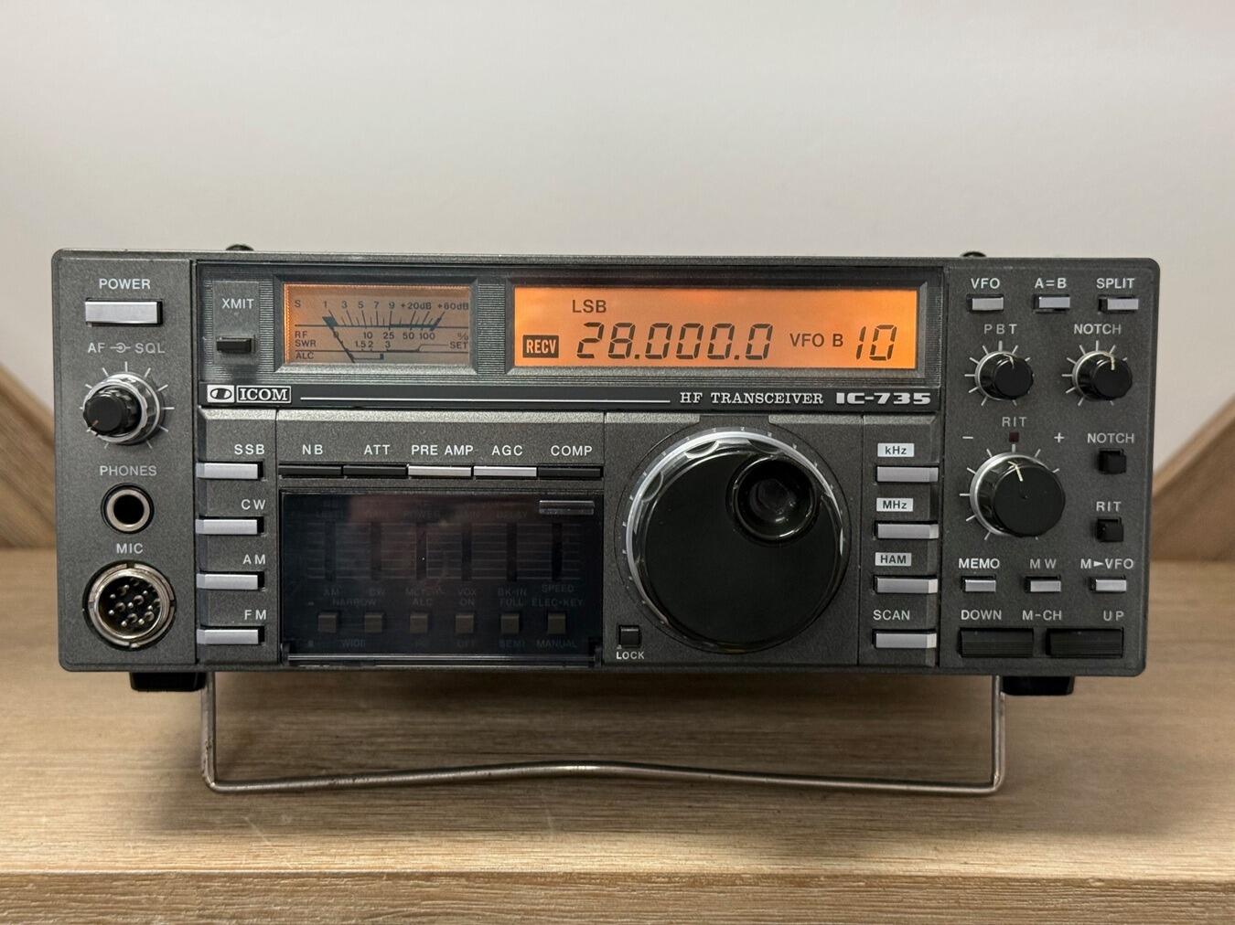 Second Hand Icom IC-735 HF All Mode Transceiver – Classic Icom