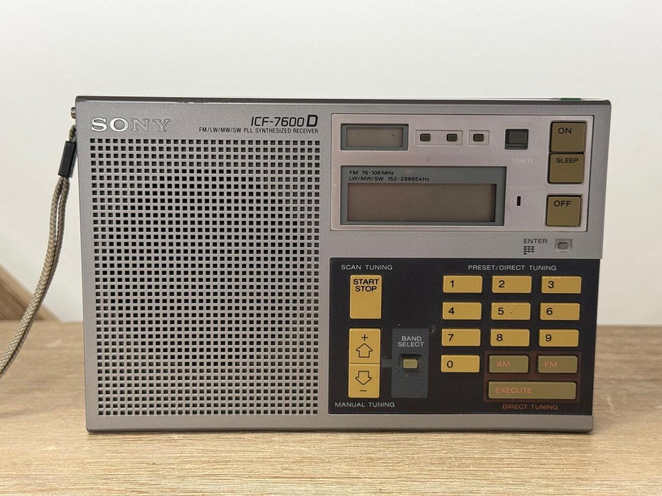 FM-7 ミラージュ Second Hand Sony ICF-7600DS FM LW MW SW Receiver | Radioworld