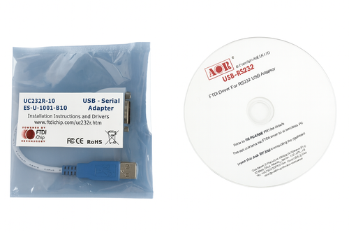 AOR USB‑RS232 – USB to Serial Interface Cable