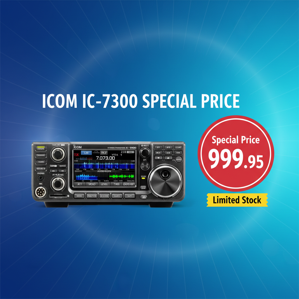 Icom IC-7300 HF/6m/4m SDR Transceiver – Radioworld UK